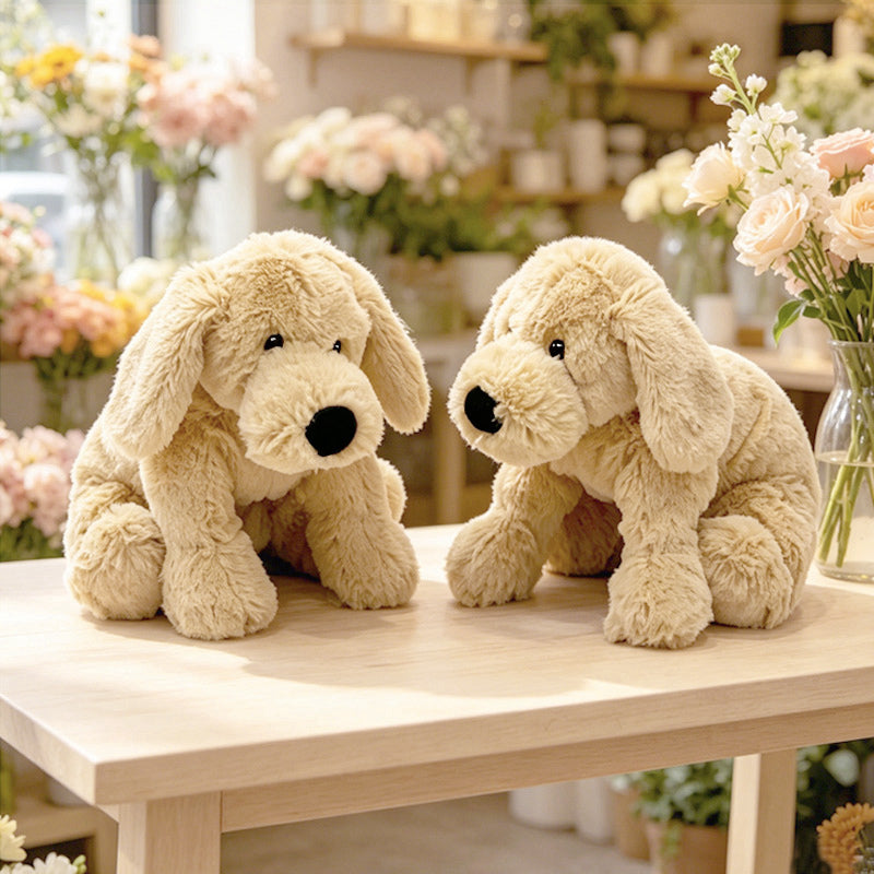 Snuggle Pup Plush Toy – Soft Lying Puppy Stuffed Animal (30cm) | Cute Dog Plush Gift & Cozy Companion