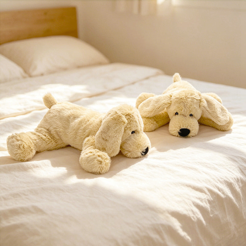 Snuggle Pup Plush Toy – Soft Lying Puppy Stuffed Animal (30cm) | Cute Dog Plush Gift & Cozy Companion