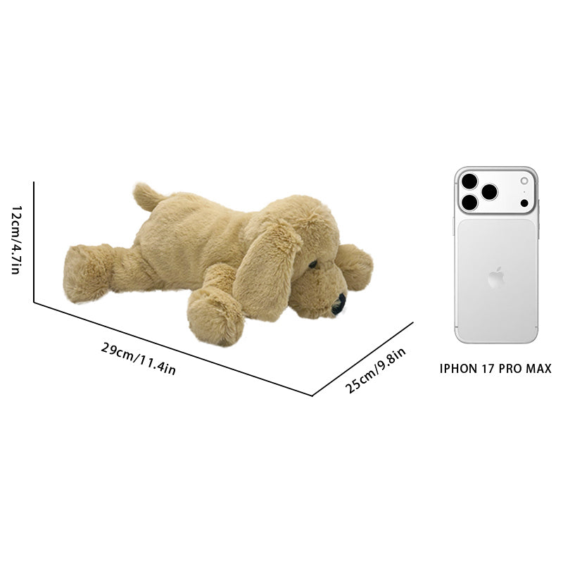 Snuggle Pup Plush Toy – Soft Lying Puppy Stuffed Animal (30cm) | Cute Dog Plush Gift & Cozy Companion