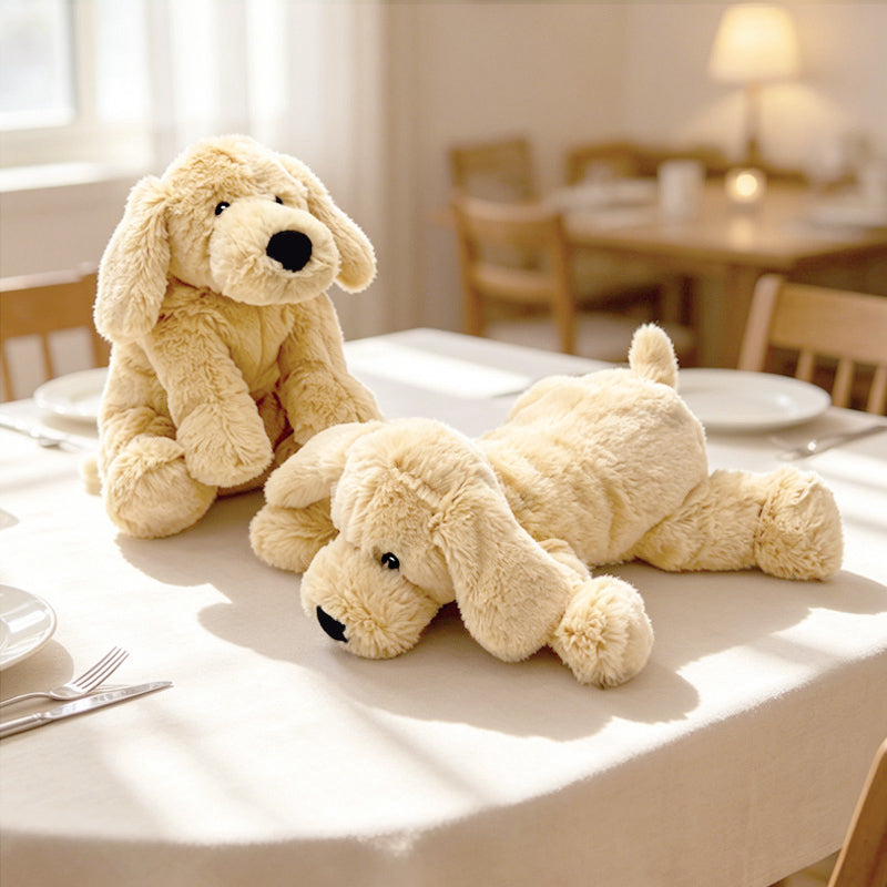 Snuggle Pup Plush Toy – Soft Lying Puppy Stuffed Animal (30cm) | Cute Dog Plush Gift & Cozy Companion